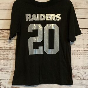 NFL Black and Silver Raiders Kids Tee